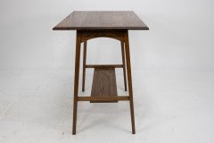 Waring & Gillow. Pair of Arts & Crafts Oblong Top Side Tables with Curved Aprons - Thumbnail 4