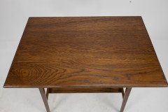 Waring & Gillow. Pair of Arts & Crafts Oblong Top Side Tables with Curved Aprons - Thumbnail 9