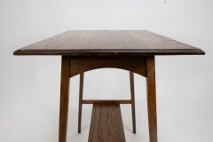 Waring & Gillow. Pair of Arts & Crafts Oblong Top Side Tables with Curved Aprons - Thumbnail 15