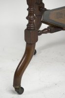 An Aesthetic Movement Ebonized Side Table with a Marquetry Octagonal Top - Thumbnail 16