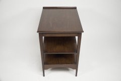 Aesthetic Movement Walnut Side Table with Torii Gate Style Curving Uprights - Thumbnail 8