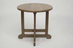 Heals of London (style Of). An Oak Arts & Crafts Circular Oak Side or Occasional Table - Thumbnail 3