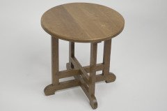 Heals of London (style Of). An Oak Arts & Crafts Circular Oak Side or Occasional Table - Thumbnail 6