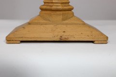 A Well-Crafted Pair of Subtle Gothic Revival Hand Crafted Beech Candelabras - Thumbnail 17