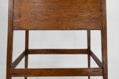 A Simple Arts & Crafts Oak Oblong Side or Bedside Table with a Moulded Edge to the Top - Thumbnail 12