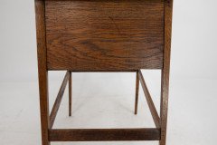 A Simple Arts & Crafts Oak Oblong Side or Bedside Table with a Moulded Edge to the Top - Thumbnail 13