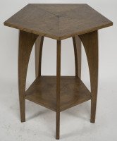 A Modern Craftsman Made Arts & Crafts Oak Pentagonal Centre Table - Thumbnail 2