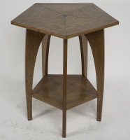 A Modern Craftsman Made Arts & Crafts Oak Pentagonal Centre Table - Thumbnail 3