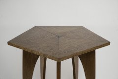A Modern Craftsman Made Arts & Crafts Oak Pentagonal Centre Table - Thumbnail 5