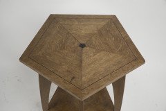 A Modern Craftsman Made Arts & Crafts Oak Pentagonal Centre Table - Thumbnail 4