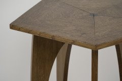 A Modern Craftsman Made Arts & Crafts Oak Pentagonal Centre Table - Thumbnail 6