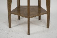 A Modern Craftsman Made Arts & Crafts Oak Pentagonal Centre Table - Thumbnail 8