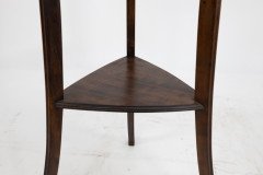 A Pair of Art Nouveau Beech Stained Side Tables with Clover Leaf Style Tops - Thumbnail 17