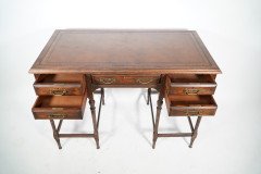 E. W. Godwin for Collinson & Lock. An Exceptional Quality Walnut Desk - Thumbnail 6