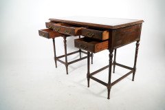 E. W. Godwin for Collinson & Lock. An Exceptional Quality Walnut Desk - Thumbnail 5