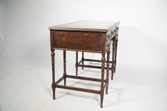 E. W. Godwin for Collinson & Lock. An Exceptional Quality Walnut Desk - Thumbnail 3