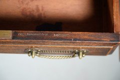 E. W. Godwin for Collinson & Lock. An Exceptional Quality Walnut Desk - Thumbnail 12