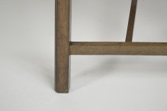 Heal's of London Attributed, a Walnut Desk Chair or Armchair with a Rounded Top & Ladder Back - Thumbnail 13