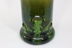 Bretby. An Arts & Crafts Red & Green Umbrella & Walking Stick Stand - Thumbnail 11