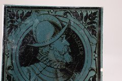 Maw & Co., Arts & Crafts earthenware ‘Floreat Salopia’ soldier tile - Thumbnail 9