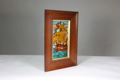 Pilkington’s Tile Works, Arts & Crafts Ceramic Galleon Tile - Thumbnail 4