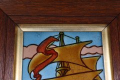 Pilkington’s Tile Works, Arts & Crafts Ceramic Galleon Tile - Thumbnail 13