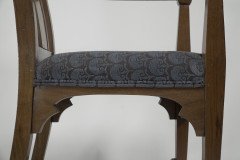 Norman & Stacey Attributed, Arts & Crafts Walnut High Armchair - Thumbnail 11