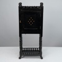 Lewis Foreman Day for Howell James & Co., Aesthetic Movement Mantel Clock with Hand Painted Floral Decoration - Thumbnail 17
