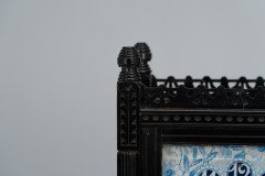 Lewis Foreman Day for Howell James & Co., Aesthetic Movement Mantel Clock with Hand Painted Floral Decoration - Thumbnail 5