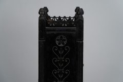 Lewis Foreman Day for Howell James & Co., Aesthetic Movement Mantel Clock with Hand Painted Floral Decoration - Thumbnail 11