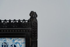 Lewis Foreman Day for Howell James & Co., Aesthetic Movement Mantel Clock with Hand Painted Floral Decoration - Thumbnail 7