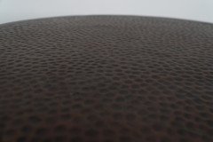 Shapland & Petter. An Arts & Crafts Oak Side Table with a Hammered Copper Top - Thumbnail 7