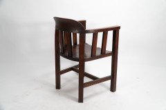 Shapland & Petter. A Long Run of Arts & Crafts Oak Tub Chairs - Thumbnail 9