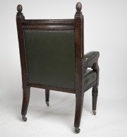 George Edmund Street. A Gothic Revival oak armchair designed for the Judges for The Royal Courts of Justice - Thumbnail 10