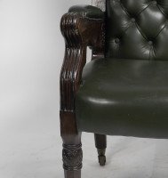 George Edmund Street. A Gothic Revival oak armchair designed for the Judges for The Royal Courts of Justice - Thumbnail 4