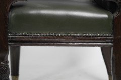 George Edmund Street. A Gothic Revival oak armchair designed for the Judges for The Royal Courts of Justice - Thumbnail 6