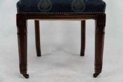 A Set of Four Aesthetic Movement Oak Dining Chairs with Carved Decoration - Thumbnail 9