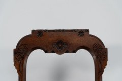 A Set of Four Aesthetic Movement Oak Dining Chairs with Carved Decoration - Thumbnail 10
