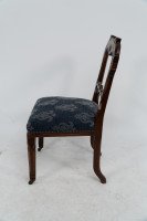 A Set of Four Aesthetic Movement Oak Dining Chairs with Carved Decoration - Thumbnail 15