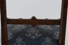 A Set of Four Aesthetic Movement Oak Dining Chairs with Carved Decoration - Thumbnail 18