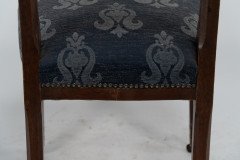 A Set of Four Aesthetic Movement Oak Dining Chairs with Carved Decoration - Thumbnail 20