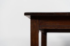 Aesthetic Movement Side Table with Sunflower & Curved & Straight Side Stretchers - Thumbnail 11