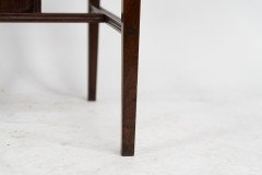 Aesthetic Movement Side Table with Sunflower & Curved & Straight Side Stretchers - Thumbnail 20