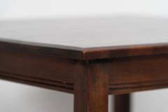 Aesthetic Movement Side Table with Sunflower & Curved & Straight Side Stretchers - Thumbnail 12