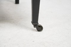 An Anglo-Japanese Ebonised Side or Nursing Chair with Green Hide Upholstery - Thumbnail 20