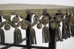 Aesthetic Movement Ebonised Walnut Side Table Retaining the Original Faded Green Baize Top - Thumbnail 6