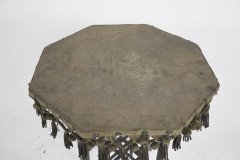 Aesthetic Movement Ebonised Walnut Side Table Retaining the Original Faded Green Baize Top - Thumbnail 4