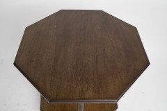 Collinson & Lock, attributed. An Aesthetic Movement Octogonal Two-tier Table on Splayed Ring Turn Legs - Thumbnail 6
