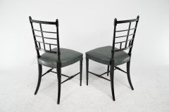 James Plucknett Attributed, probably for Collier & Plucknett. A Pair of Anglo-Japanese Ebonised Side Chairs - Thumbnail 16