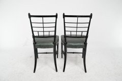 James Plucknett Attributed, probably for Collier & Plucknett. A Pair of Anglo-Japanese Ebonised Side Chairs - Thumbnail 15